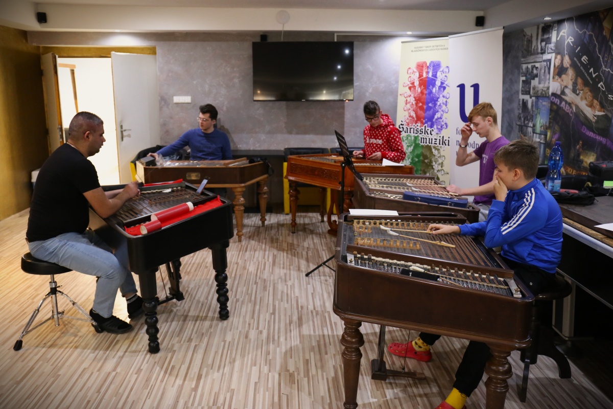 foto: detský hudobný tábor Šarišske muziki